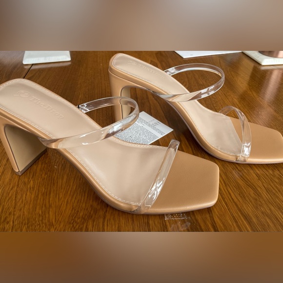 The Drop Avery Square Toe Heeled Sandal - size 9 - Picture 2 of 3